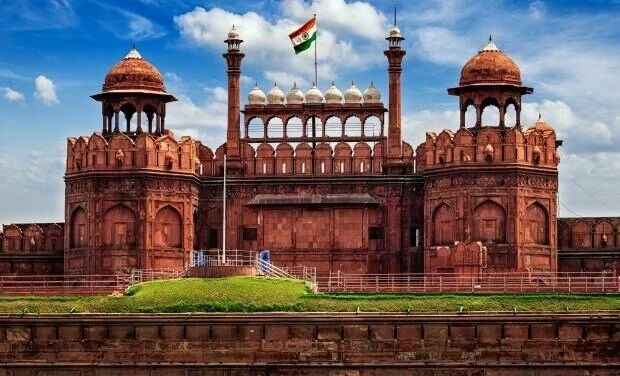 Light and show time in red fort